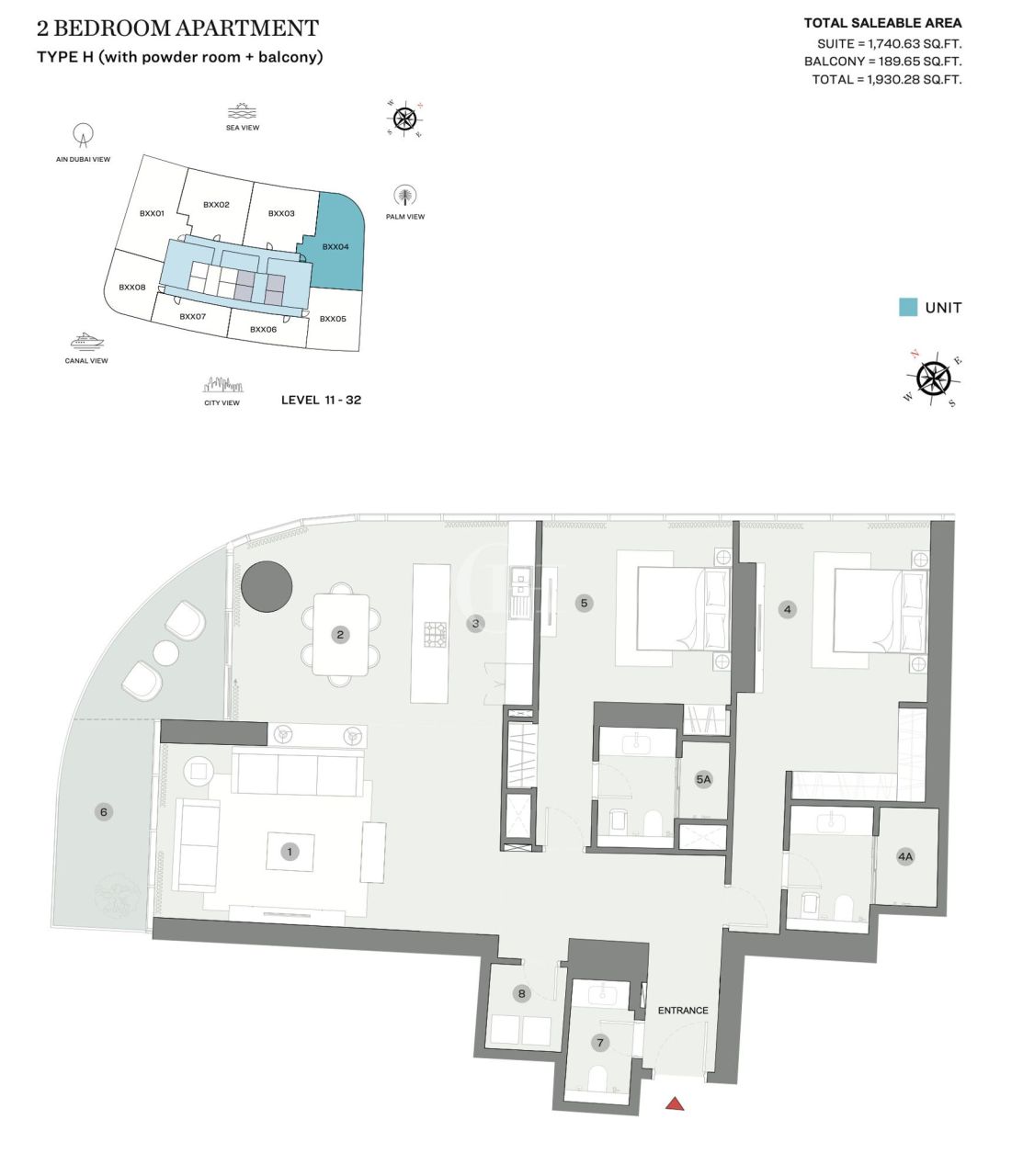 Апартаменты в Дубае, ОАЭ, 185 м² - фото 18
