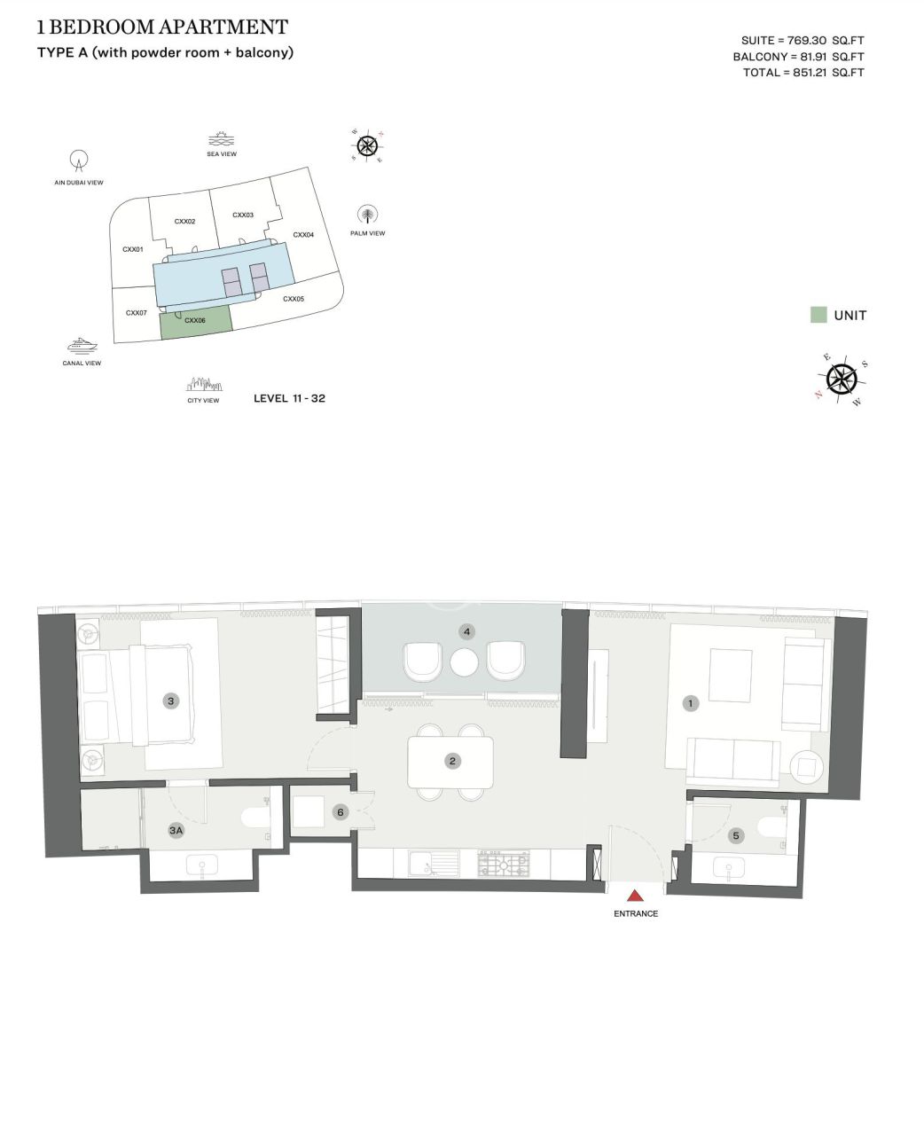 Апартаменты в Дубае, ОАЭ, 80 м² - фото 17