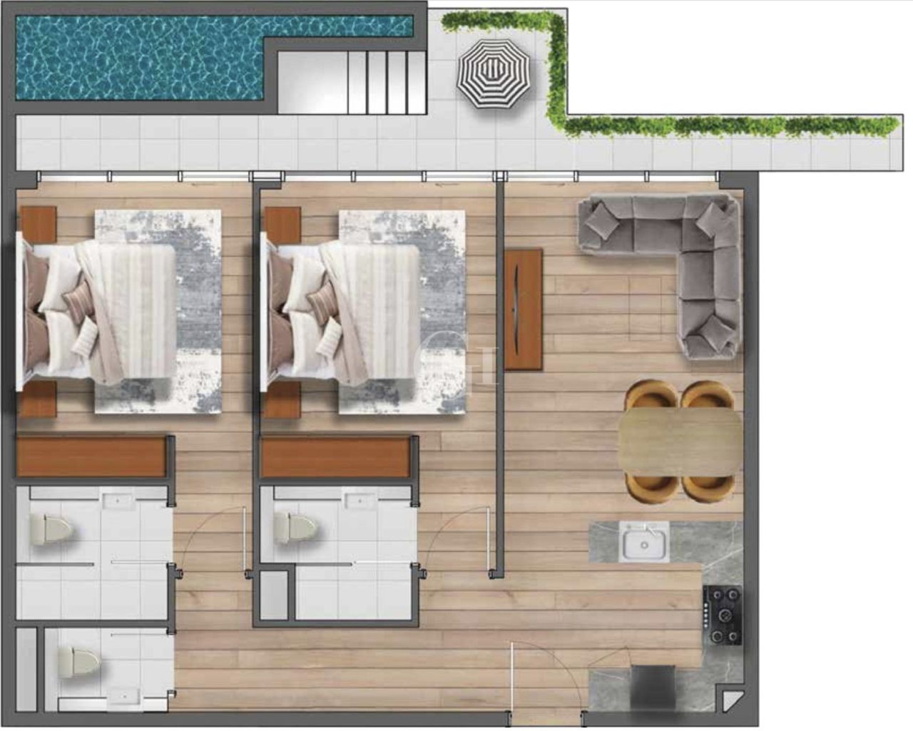 Апартаменты в Дубае, ОАЭ, 150 м² - фото 17