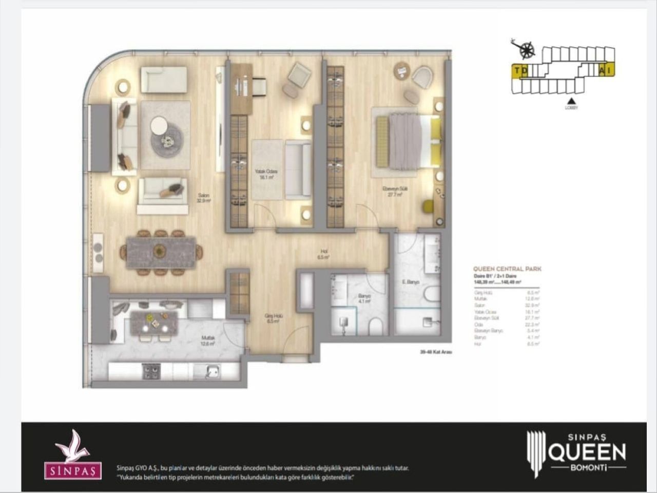 Квартира в Стамбуле, Турция, 148 м² - фото 4