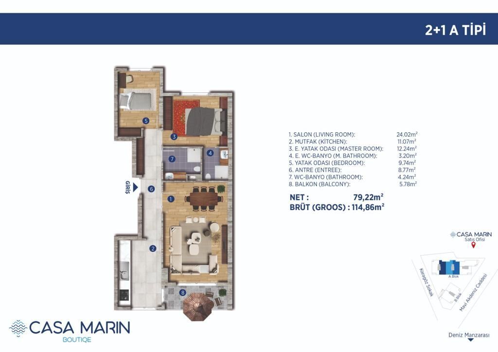 Квартира в Стамбуле, Турция, 115 м² - фото 6
