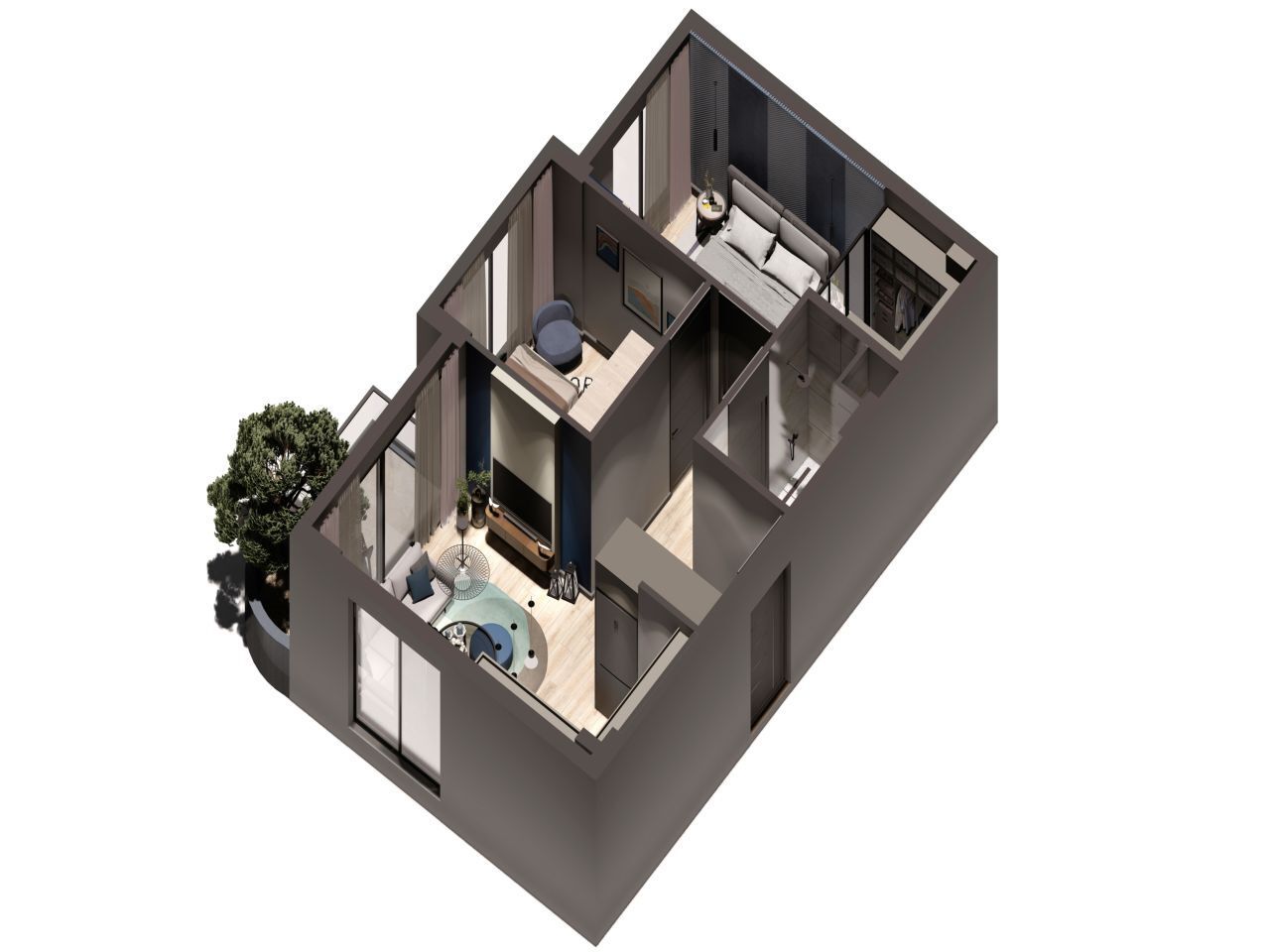 Квартира в Анталии, Турция, 110 м² - фото 14