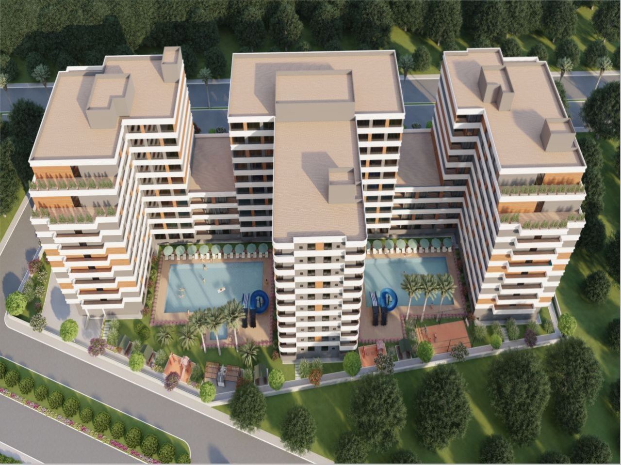 Квартира в Мерсине, Турция, 35 м² - фото 14