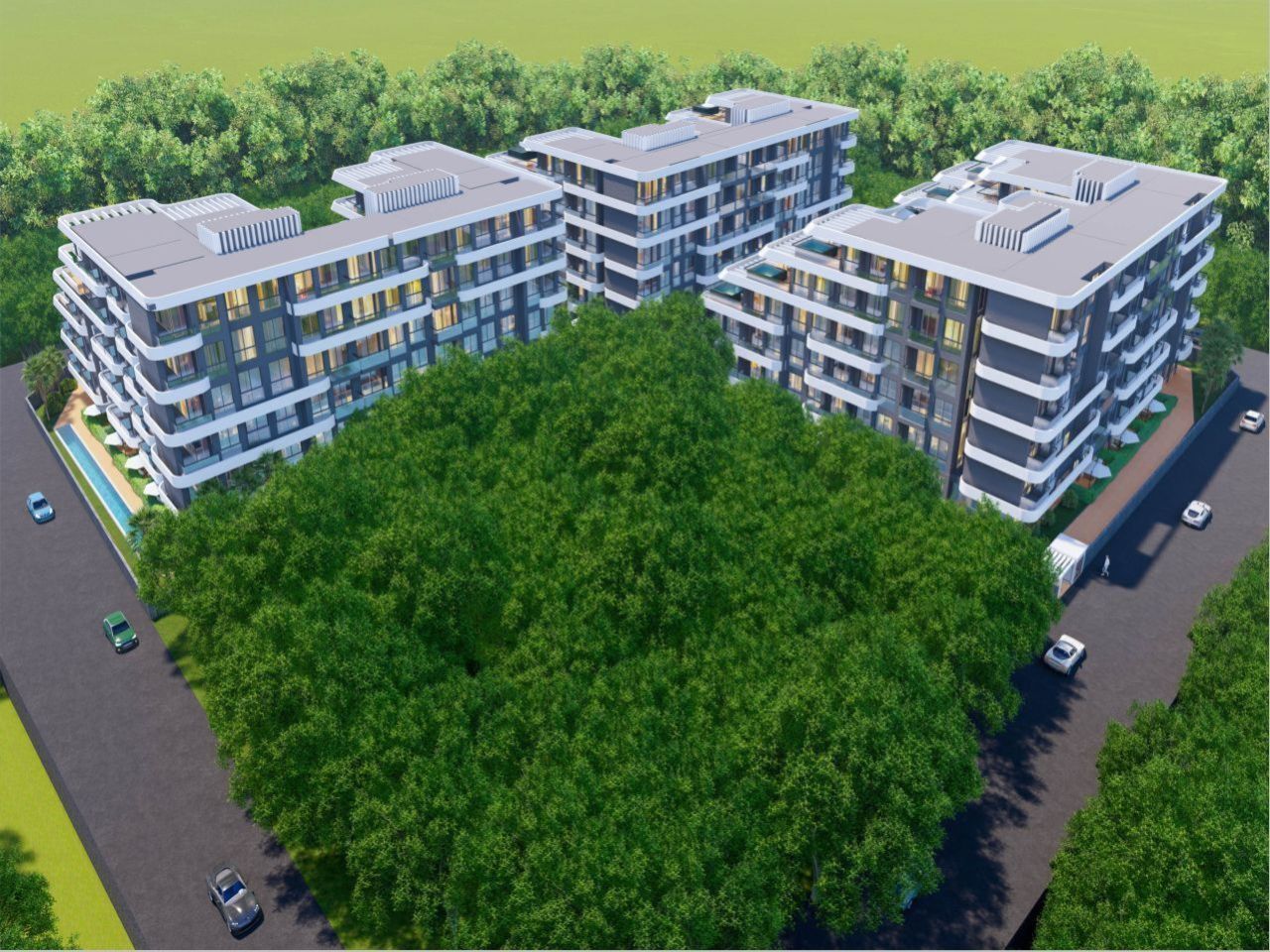 Квартира в Анталии, Турция, 54 м² - фото 19