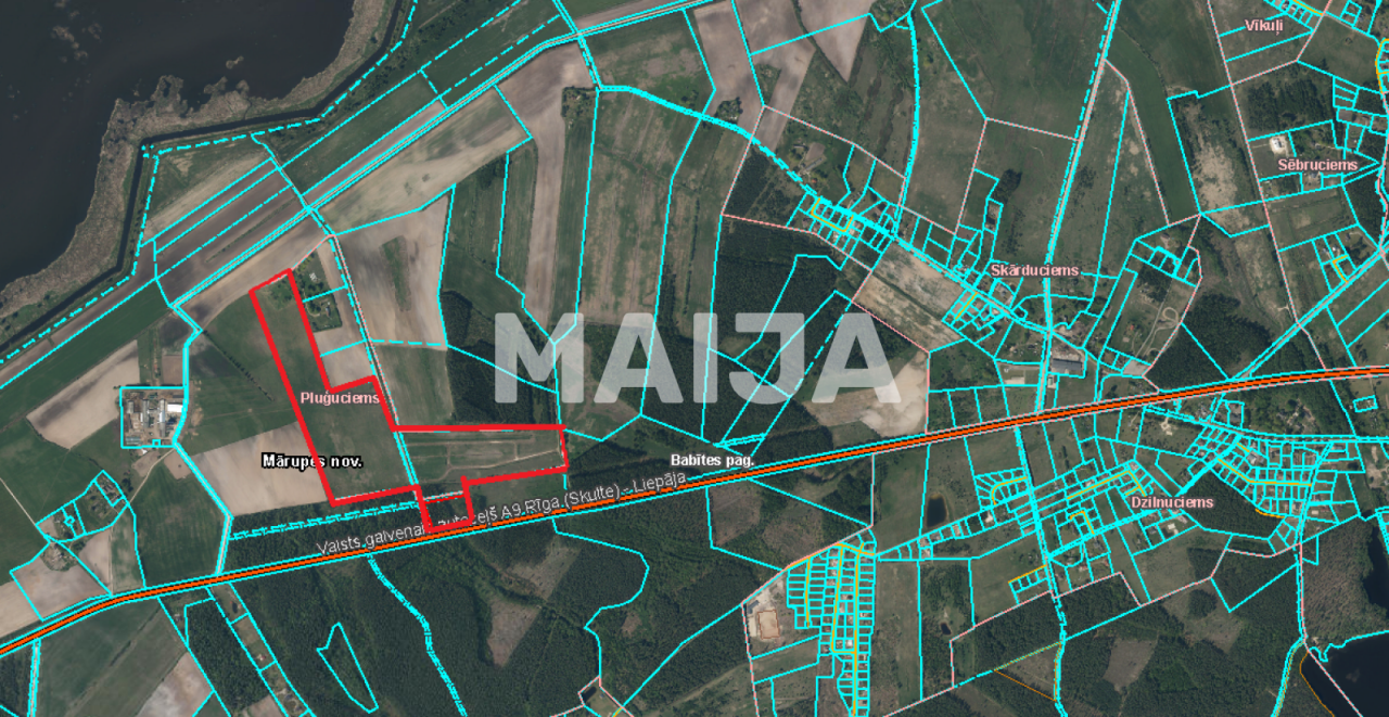 Земля в Бабите, Латвия, 265 600 м² - фото 1