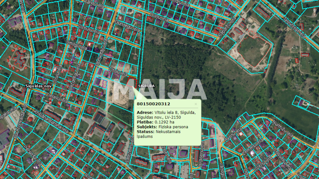 Земля в Сигулде, Латвия, 1 292 м² - фото 4
