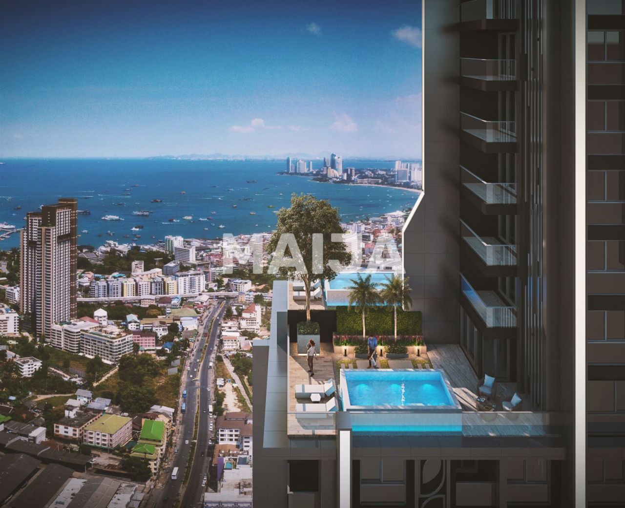 Апартаменты в Паттайе, Таиланд, 20 м² - фото 14