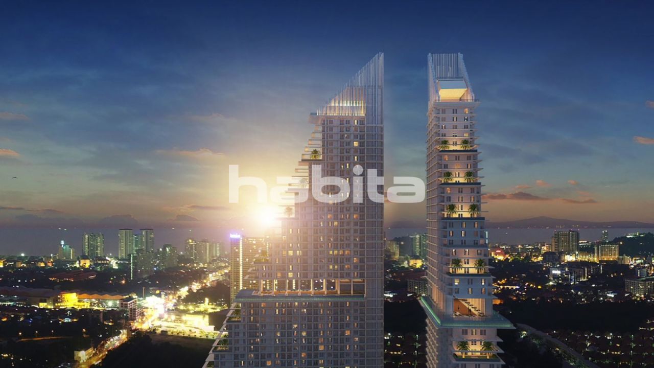 Апартаменты в Паттайе, Таиланд, 40 м2 - фото 1