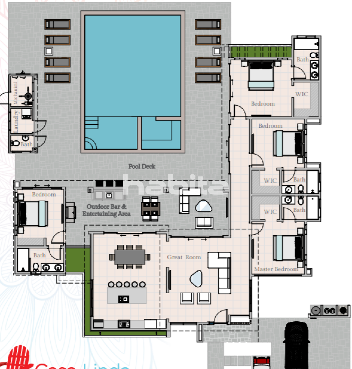Дом в Кабарете, Доминиканская Республика, 285 м² - фото 2