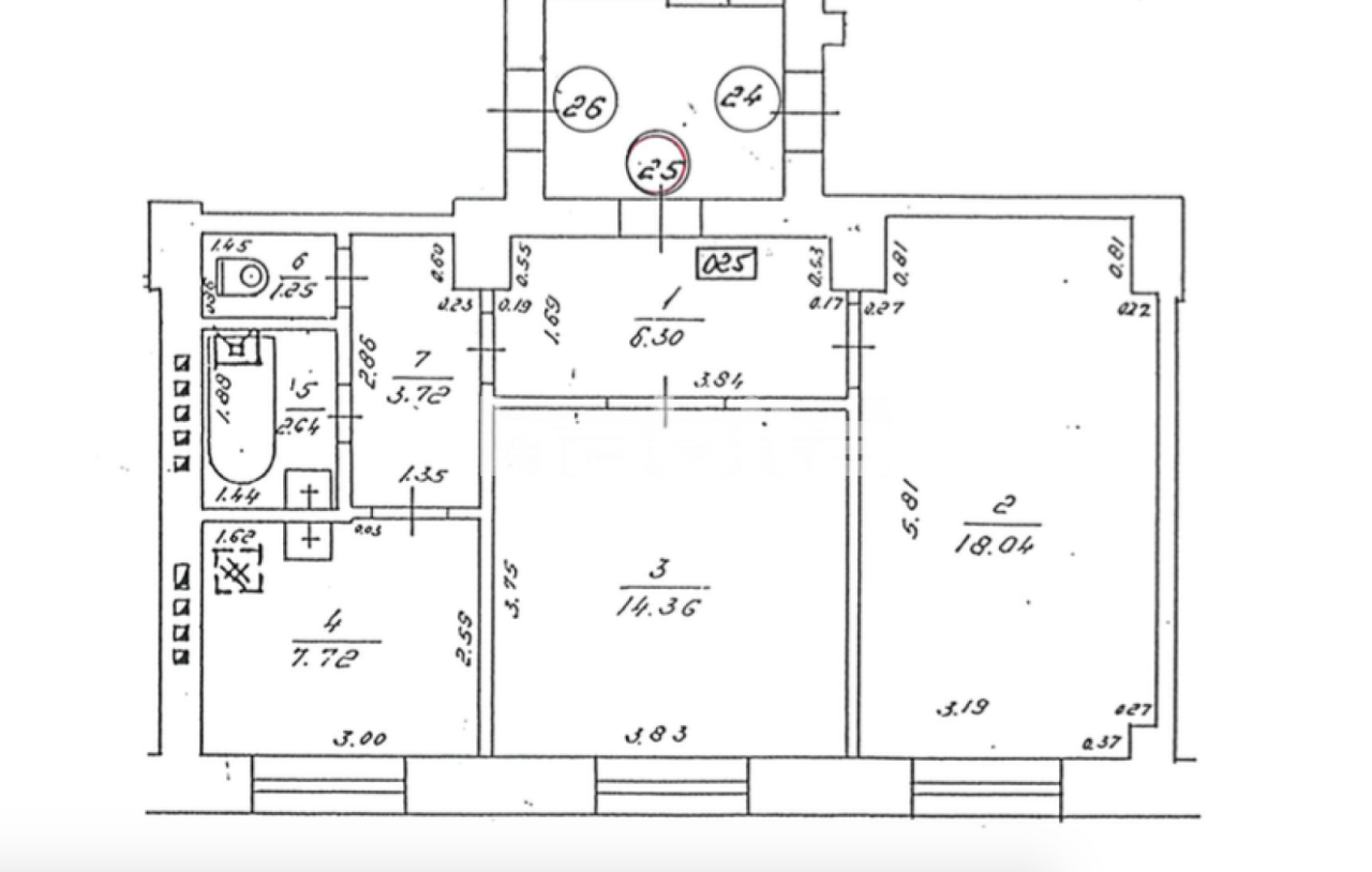 Апартаменты в Риге, Латвия, 54 м² - фото 2