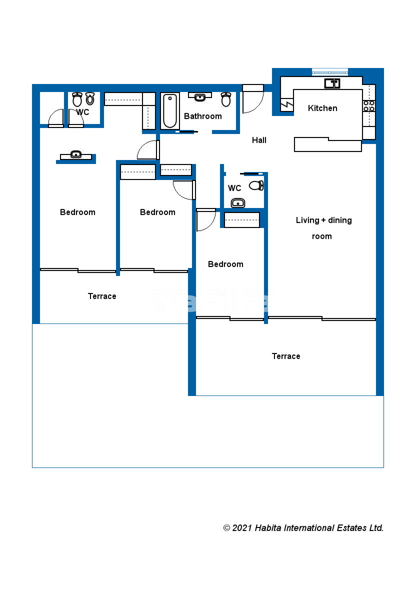 Апартаменты в Портимане, Португалия, 128.75 м² - фото 2
