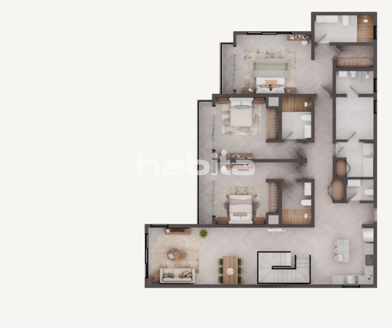 Апартаменты в Пунта-Кана, Доминиканская Республика, 231.8 м² - фото 2