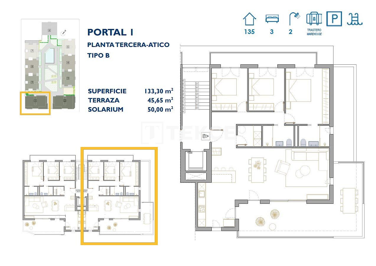 Пентхаус в Сан-Педро-дель-Пинатаре, Испания, 84 м² - фото 14