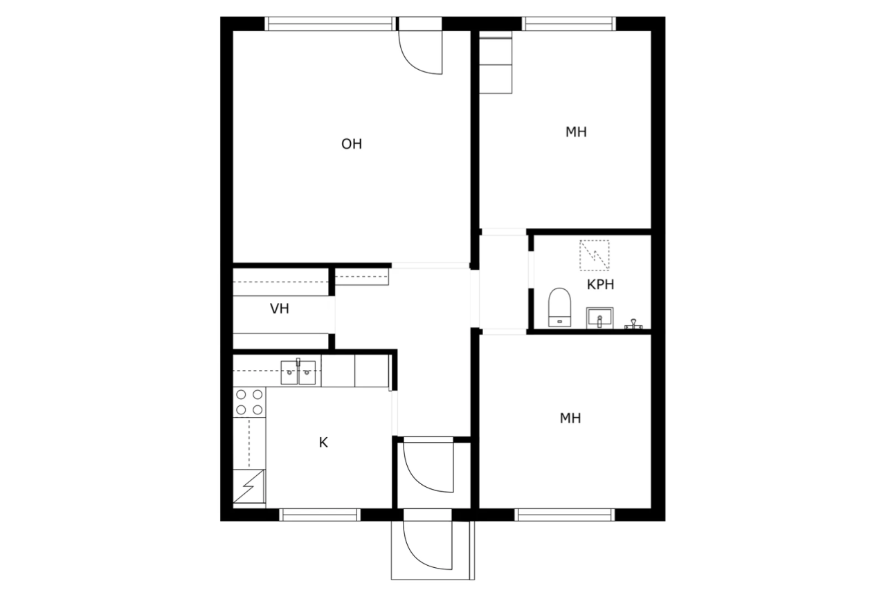 Таунхаус в Мянття, Финляндия, 65 м² - фото 3