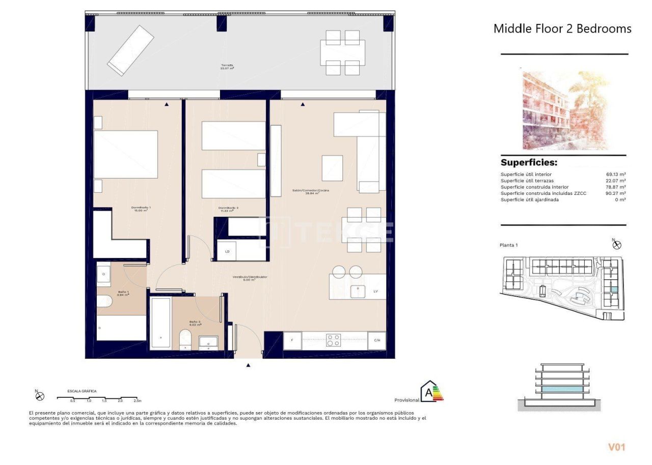 Апартаменты в Дении, Испания, 180 м² - фото 10