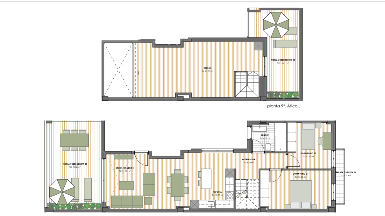 Пентхаус в Валенсии, Испания, 125 м² - фото 4