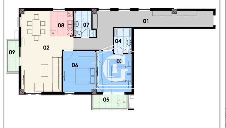 Апартаменты в Будве, Черногория, 106 м² - фото 12