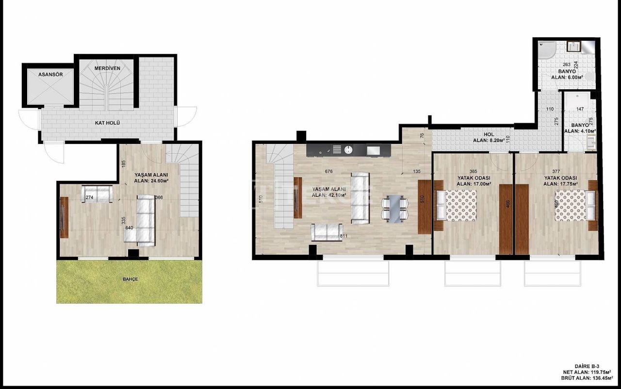 Апартаменты в Стамбуле, Турция, 137 м² - фото 17