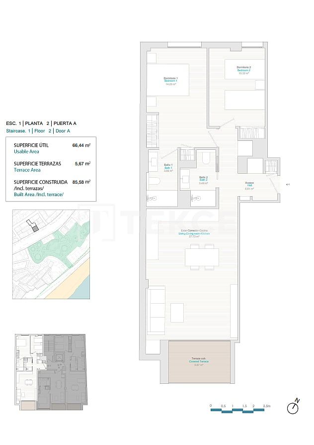 Апартаменты в Вильяхойосе, Испания, 91 м² - фото 14