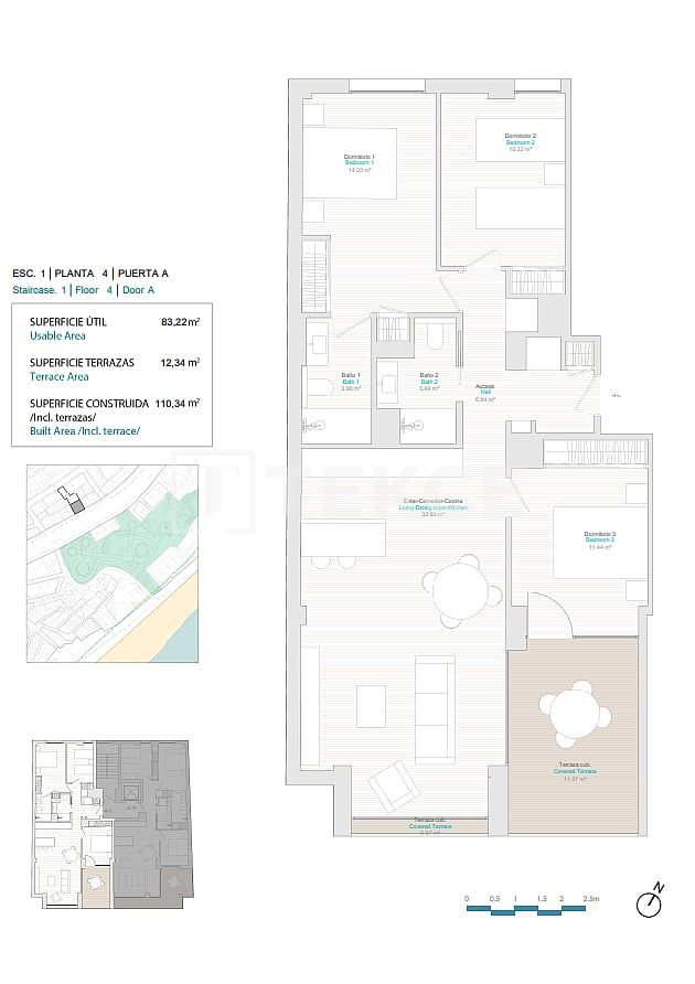 Апартаменты в Вильяхойосе, Испания, 78 м² - фото 18