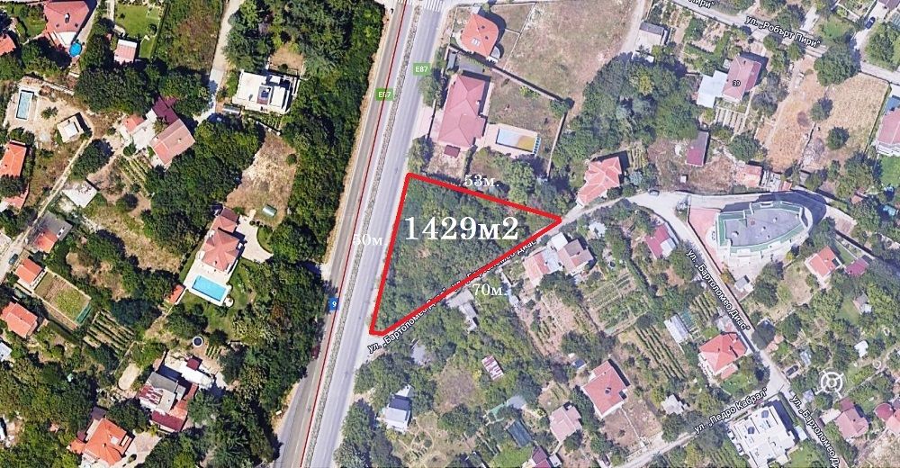 Земля в Варне, Болгария, 1 429 м² - фото 3