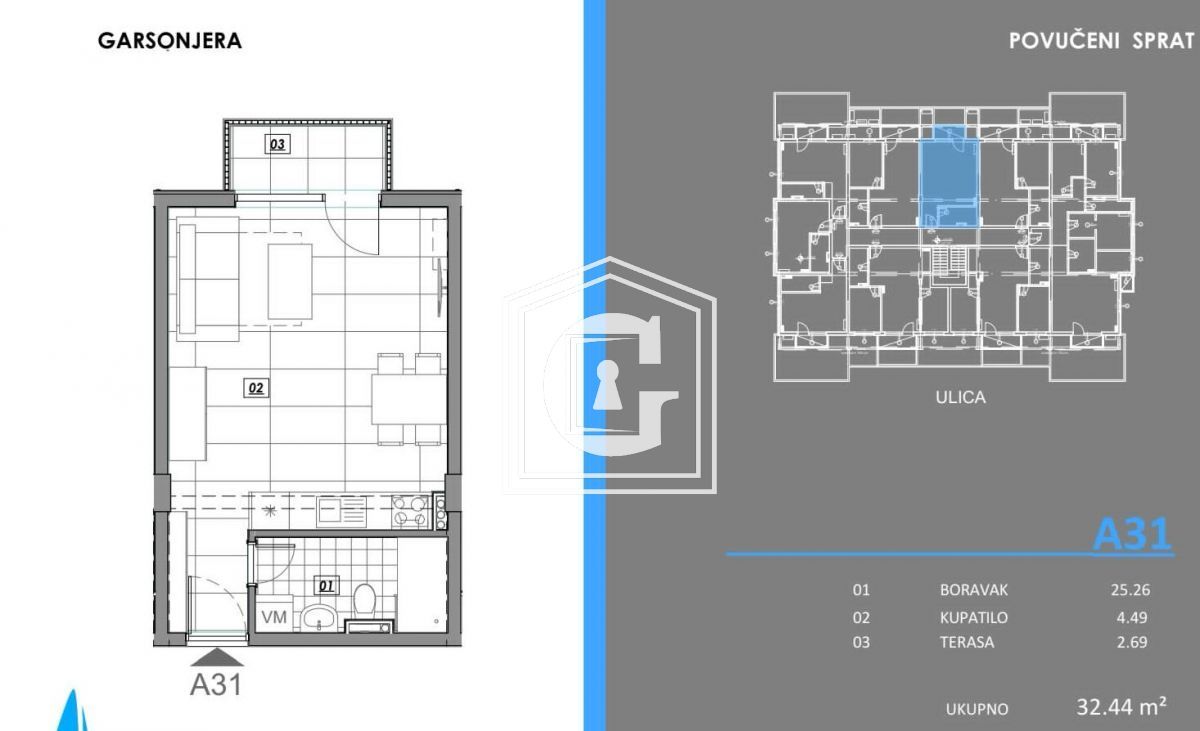 Апартаменты в Тивате, Черногория, 33 м² - фото 3