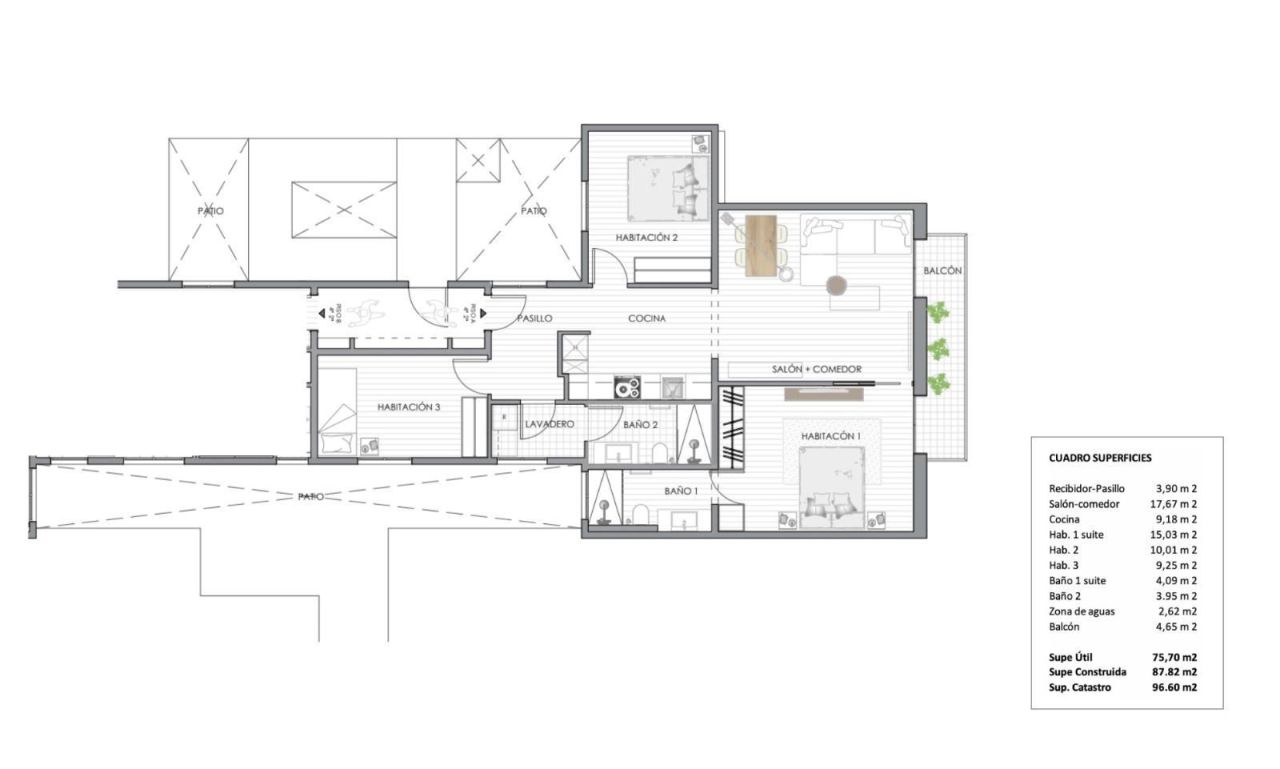 Квартира в Эйшампле, Испания, 91 м² - фото 7