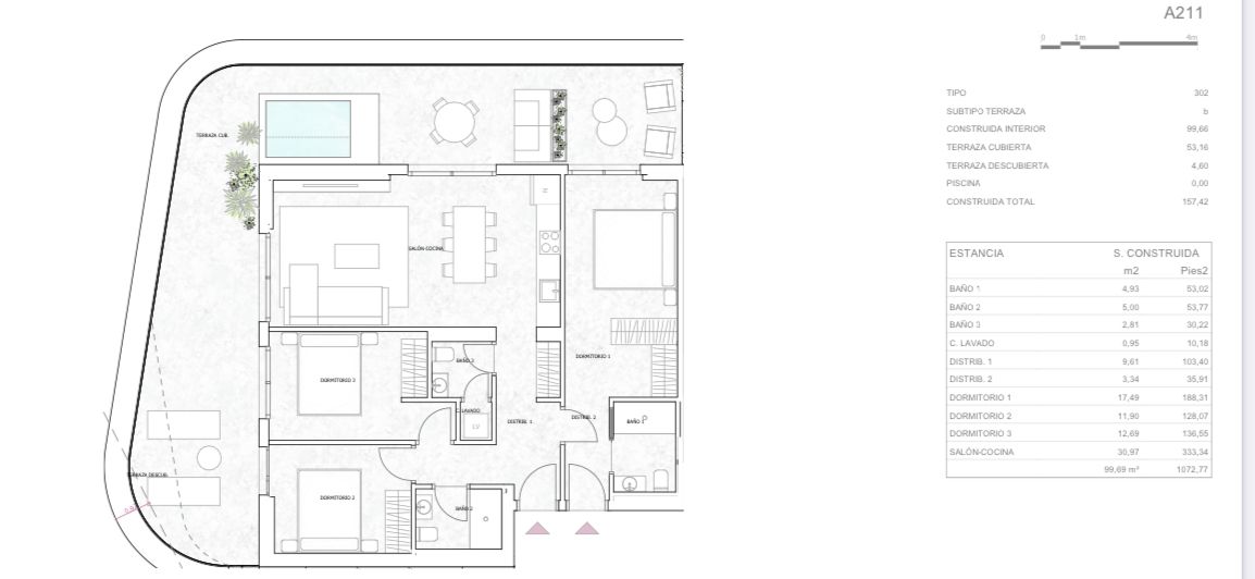 Апартаменты в Пунта-Кана, Доминиканская Республика, 91.95 м² - фото 13