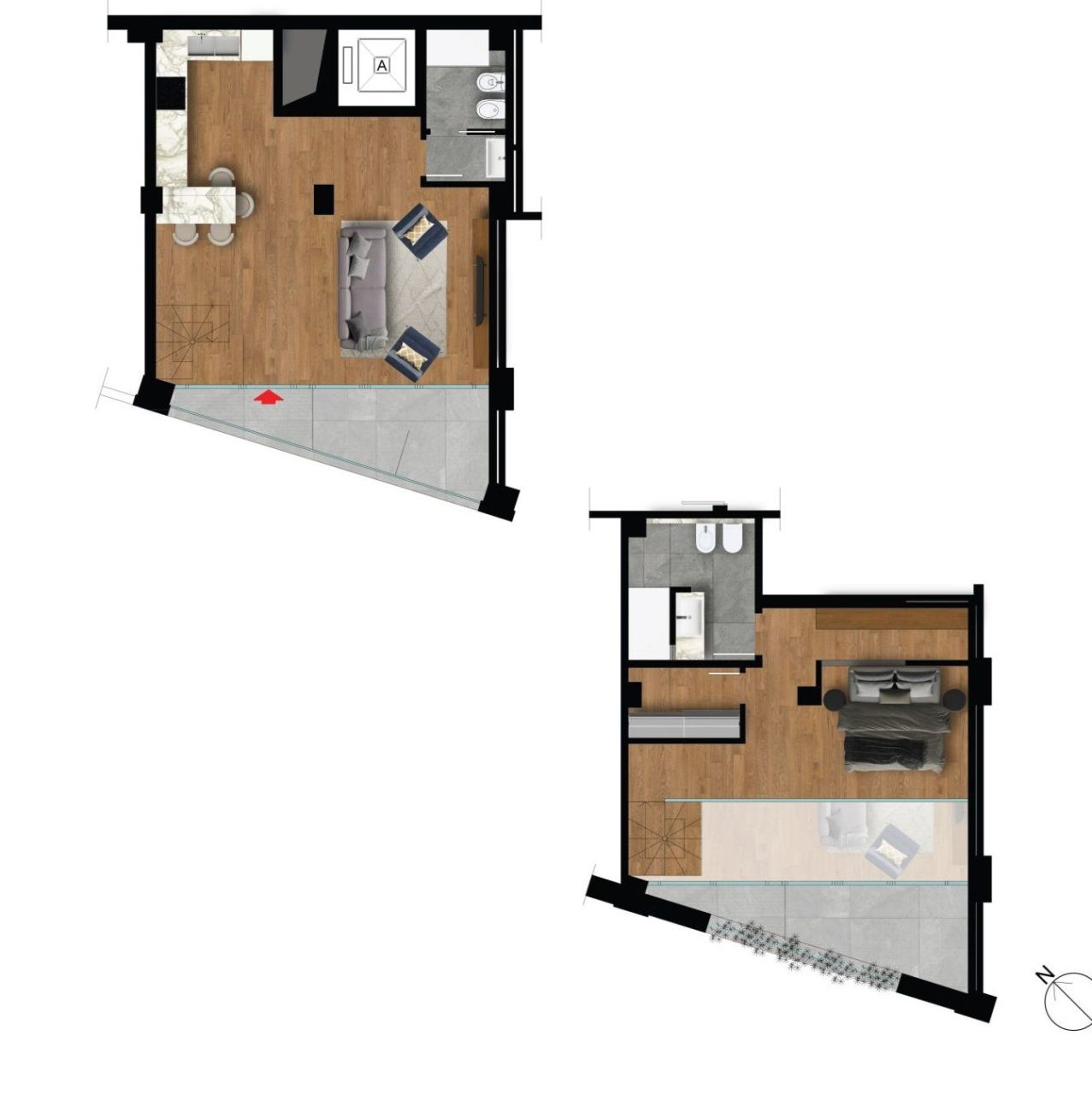 Лофт в Риме, Италия, 90 м² - фото 4