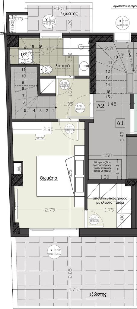 Мезонет в Салониках, Греция, 77 м² - фото 1