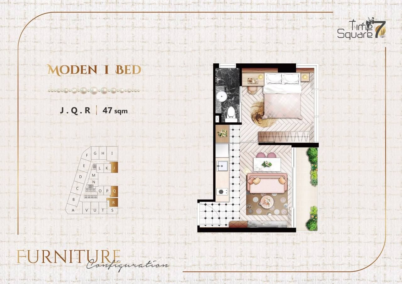 Квартира в Пномпене, Камбоджа, 40 м² - фото 10