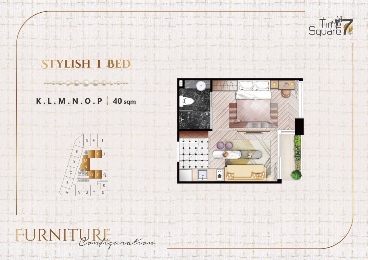 Квартира в Пномпене, Камбоджа, 40 м² - фото 14