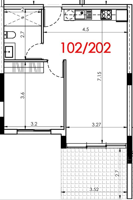 Апартаменты в Лимасоле, Кипр, 60 м² - фото 1