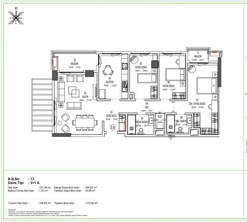 Квартира в Стамбуле, Турция, 390 м² - фото 7