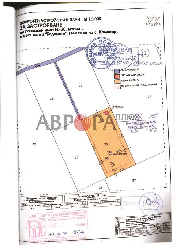 Земля в Поморие, Болгария, 3 003 м² - фото 10