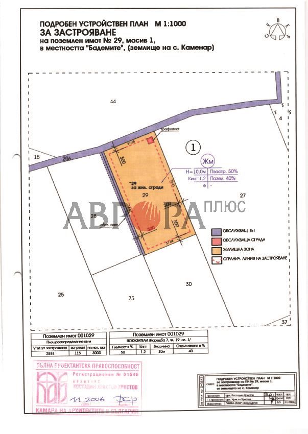Земля в Поморие, Болгария, 3 003 м² - фото 4