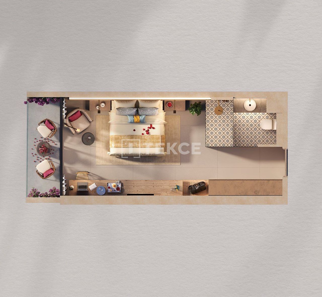 Отель, гостиница Острова Мир, ОАЭ, 57 м² - фото 12