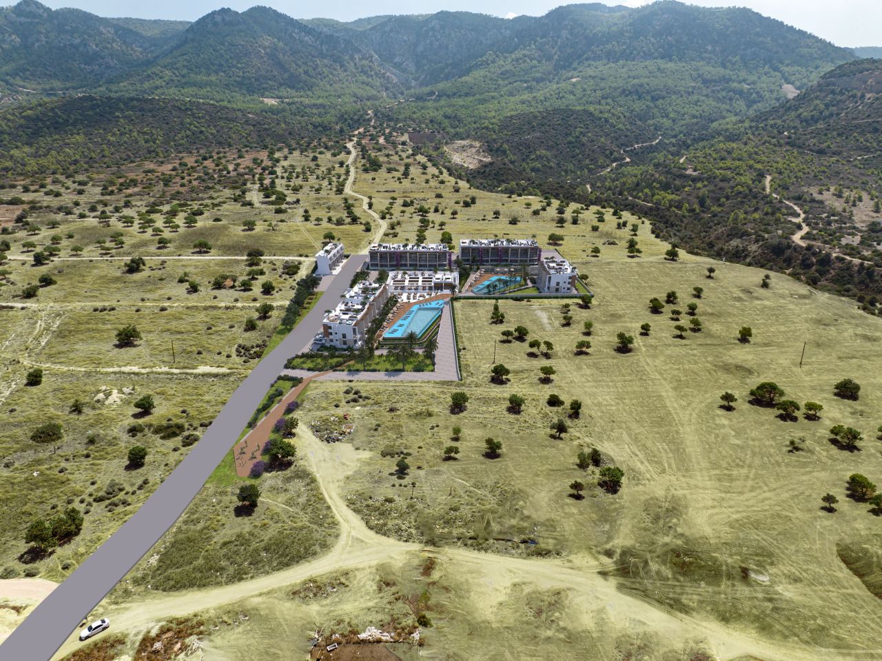 Апартаменты в Кючюк Еренкое, Кипр, 50 м² - фото 15