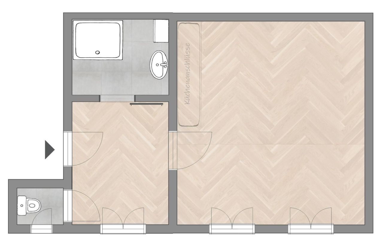 Квартира в Вене, Австрия, 33 м² - фото 13