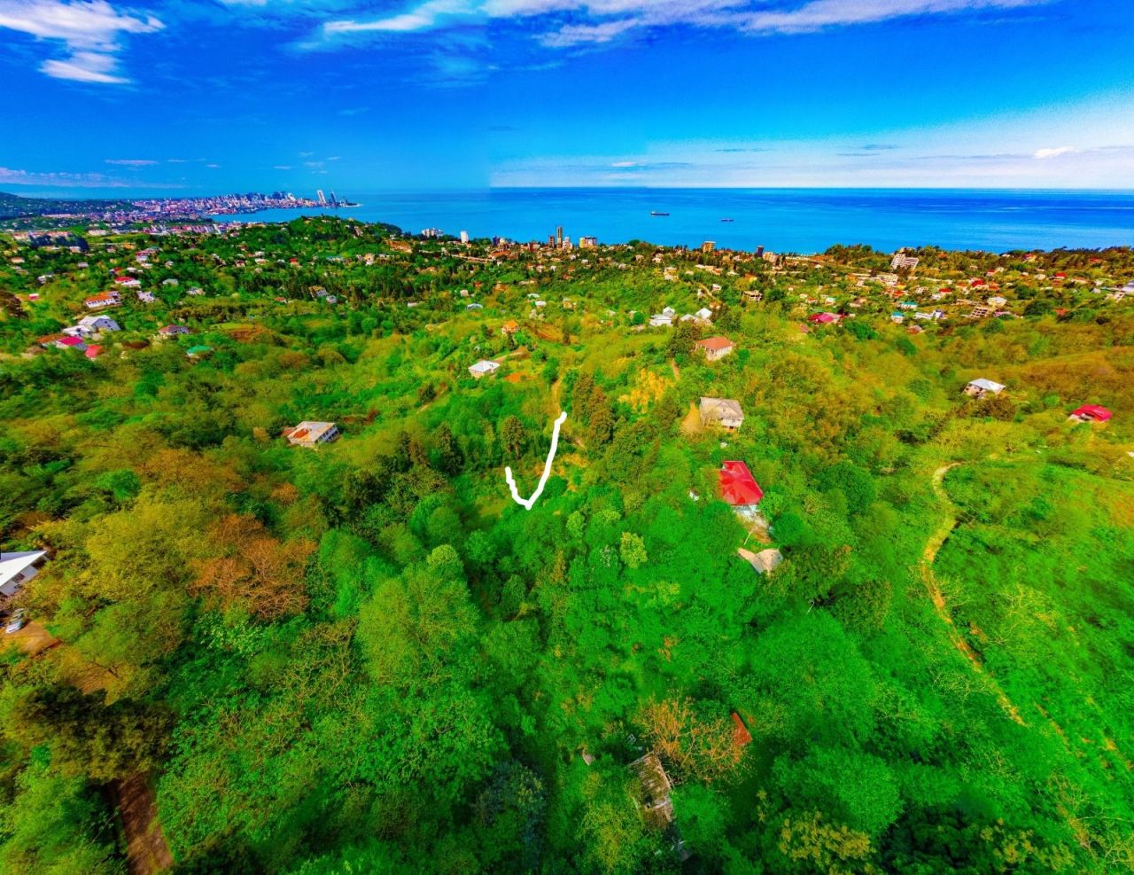 Земля в Батуми, Грузия, 5 239 м² - фото 1