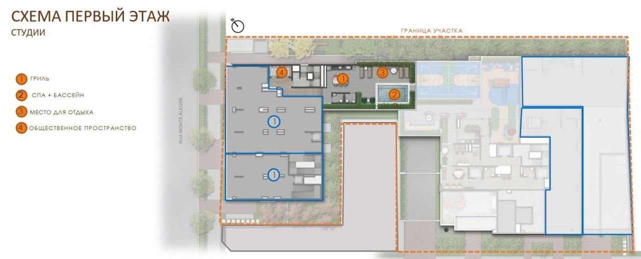 Квартира Сан Паулу, Бразилия, 27 м² - фото 10