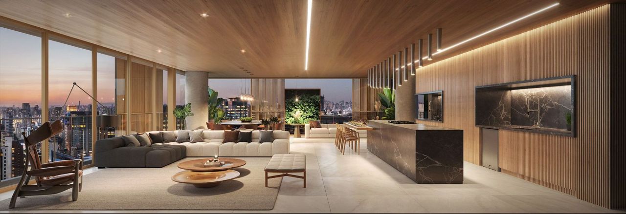 Квартира Сан-Паулу, Бразилия, 355 м² - фото 2