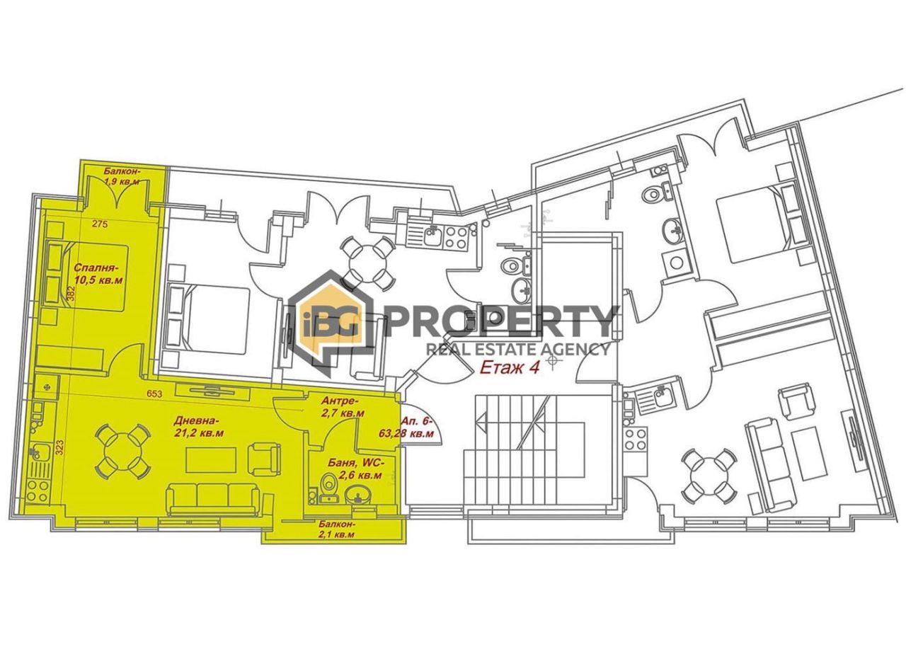 Апартаменты в Варне, Болгария, 63 м² - фото 2