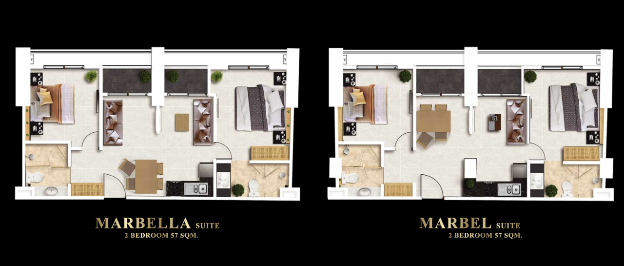 Апартаменты в Паттайе, Таиланд, 40 м² - фото 15