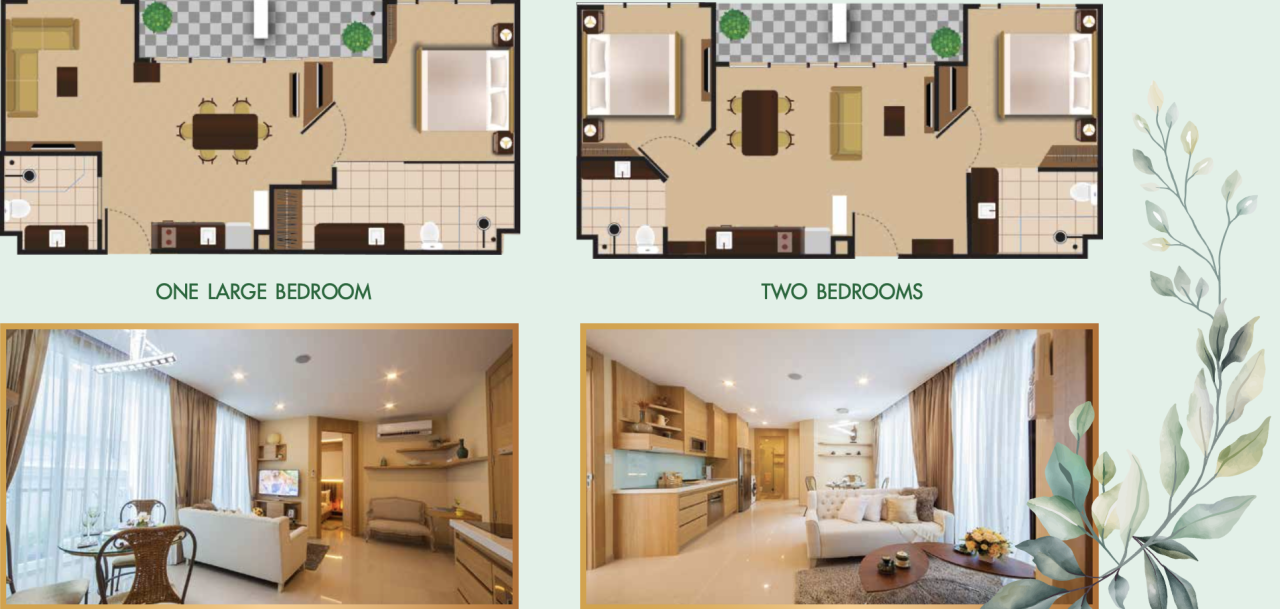 Апартаменты в Паттайе, Таиланд, 50.5 м² - фото 9