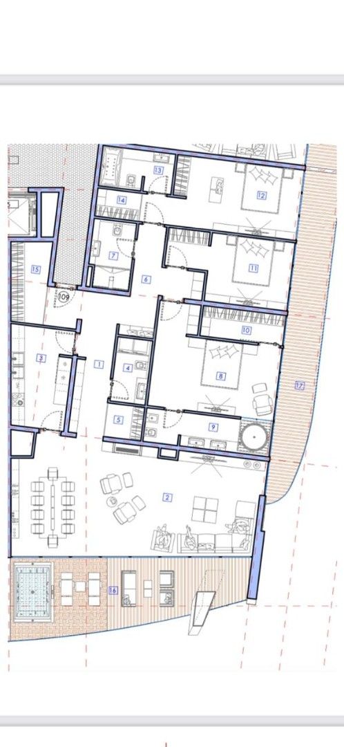 Квартира в Баре, Черногория, 237 м² - фото 8