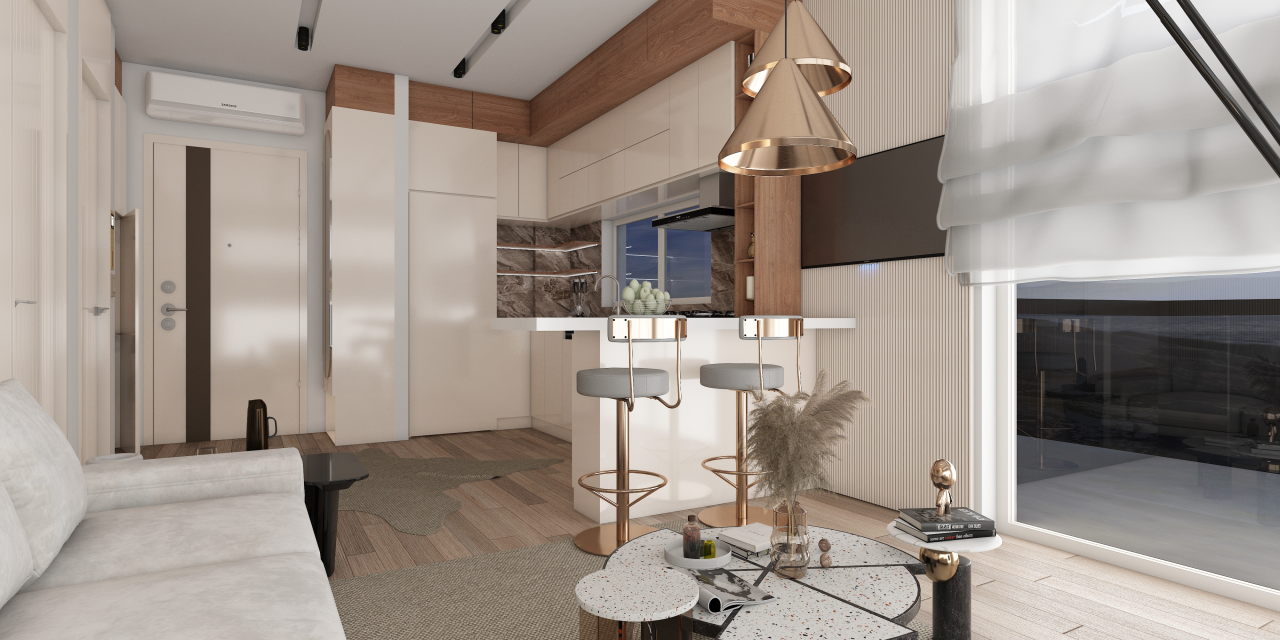 Апартаменты в Газиверене, Кипр, 56 м² - фото 8