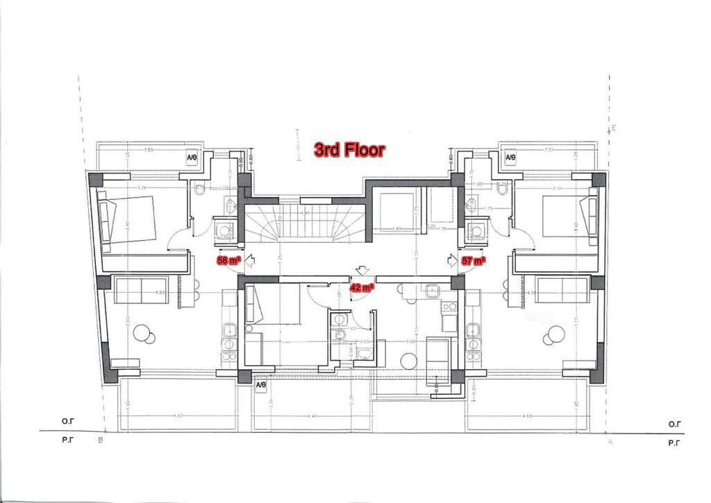 Квартира в Салониках, Греция, 58 м² - фото 2