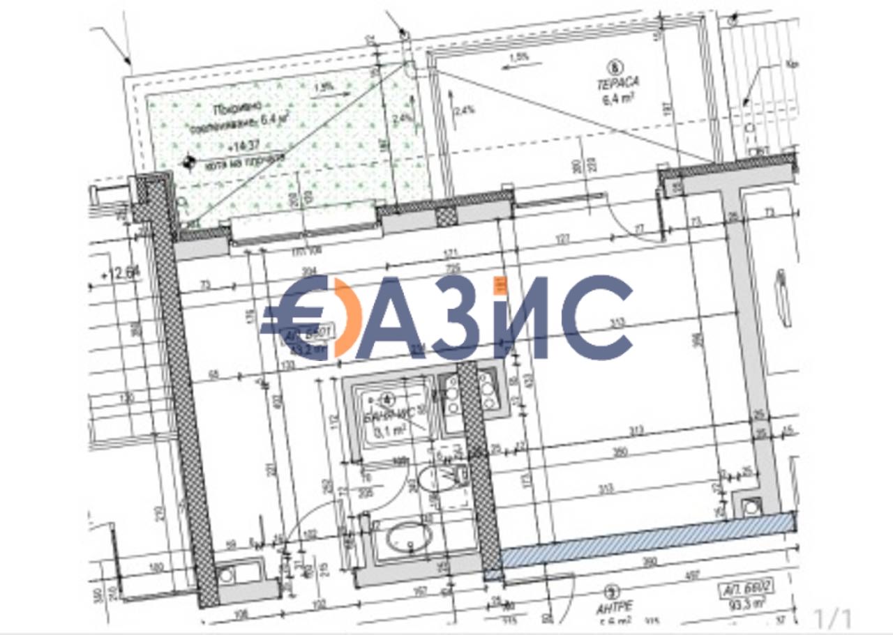 Апартаменты в Несебре, Болгария, 53 м² - фото 14