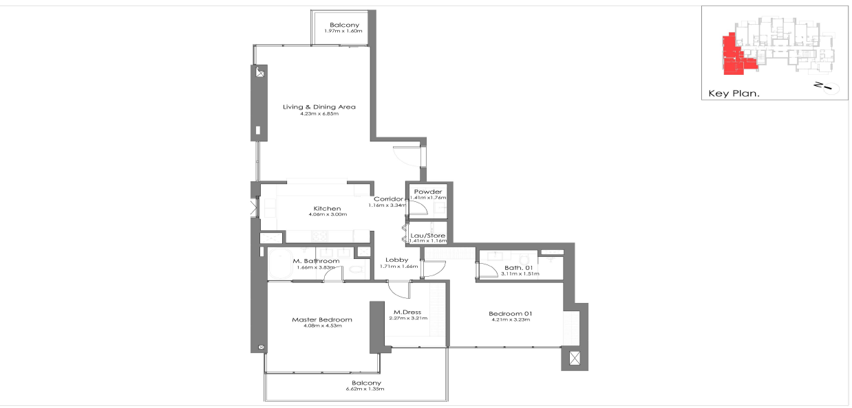 Апартаменты в Дубае, ОАЭ, 137 м² - фото 14